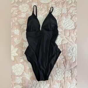 Time and Tru Black Women’s One Piece Swimsuit